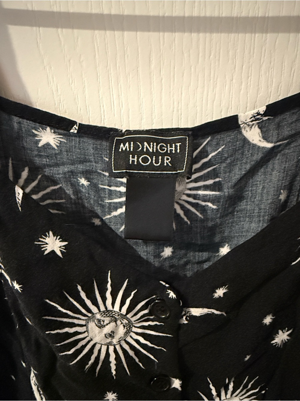 Hot Topic Black Celestial Moon & Sun Mini Dress - Picture 2 of 5